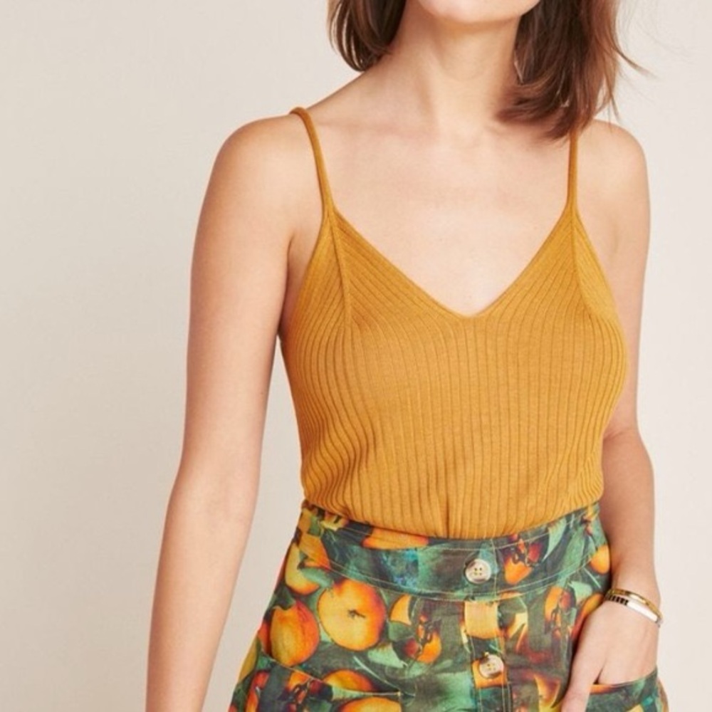 Anthropologie Shay Ribbed Knit Tank